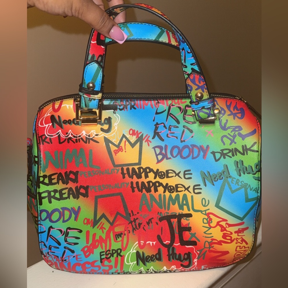Colorful Graffiti  Purse